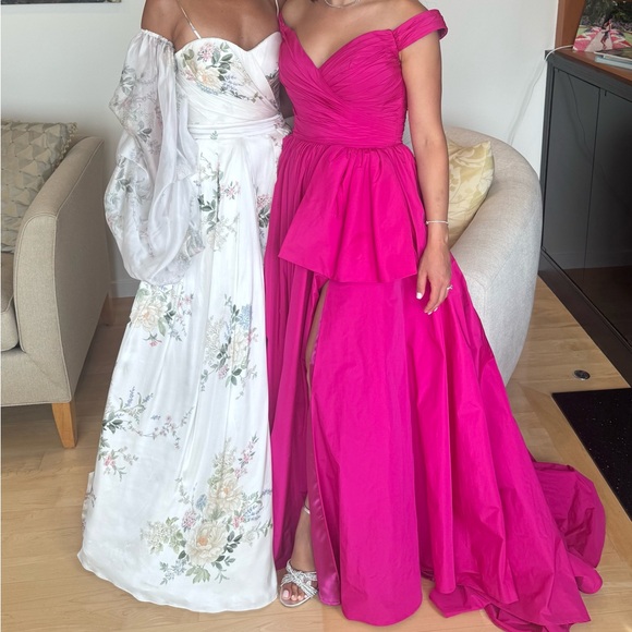 Jovani Fuchsia Evening Gown - Picture 2 of 2